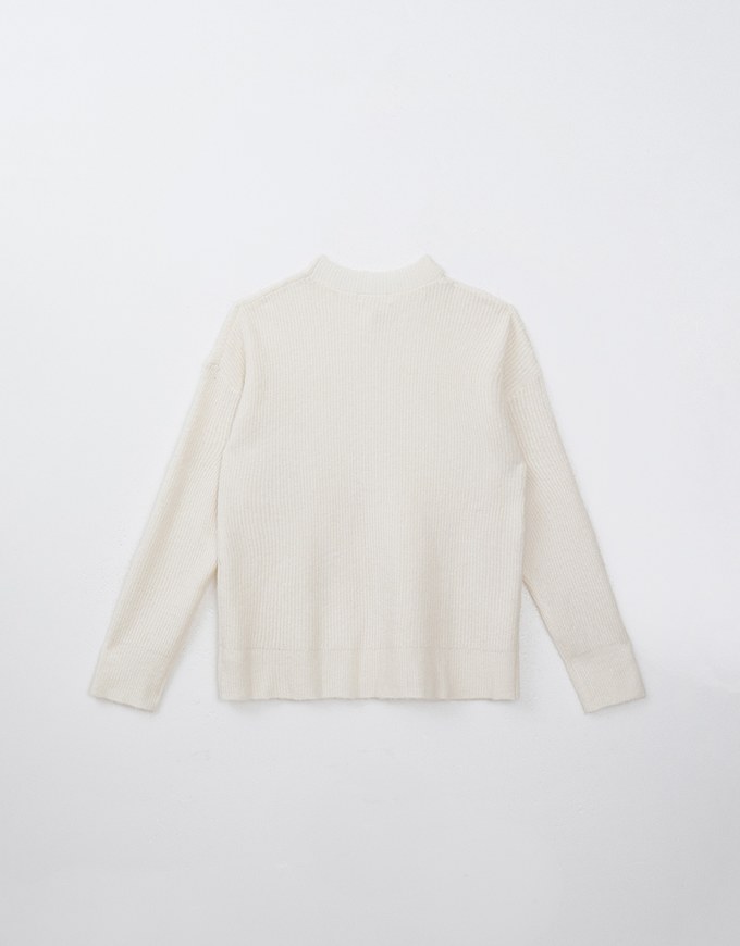 Halter Cutout Oversized Knit Sweater