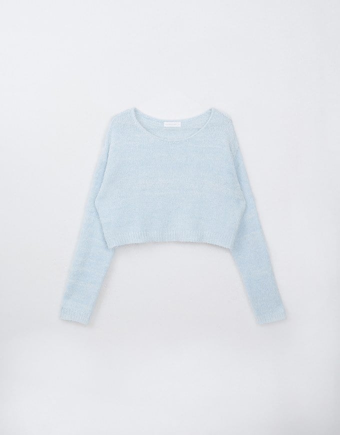 2 Way Gradient Loose Fit Knitted Sweater