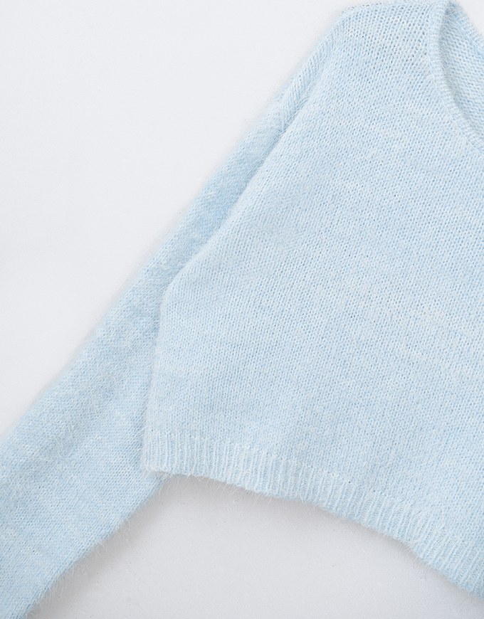 2 Way Gradient Loose Fit Knitted Sweater