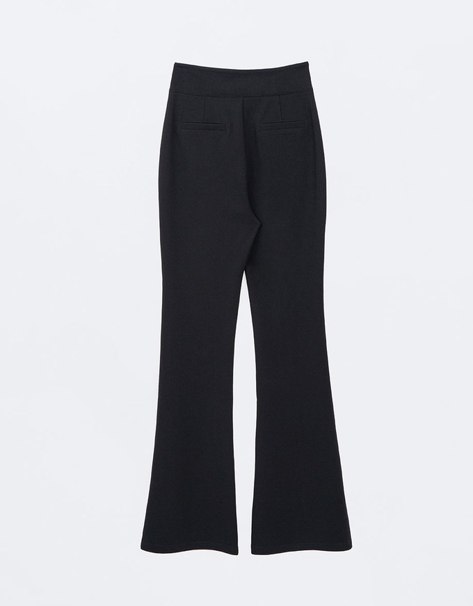 【Stark Minimalism 2.0】High Waisted V Cut Flared Pants