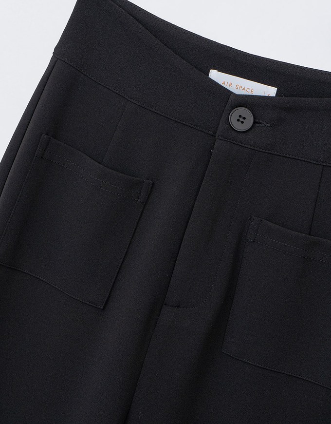 【Stark Minimalism 2.0】High Waisted V Cut Flared Pants