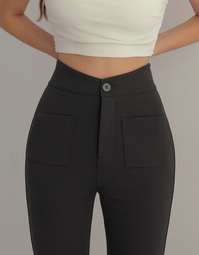 【Sculpt & Stretch 2.0 】AIRY HOURGLASS V-LINE Waistband Flared Pants