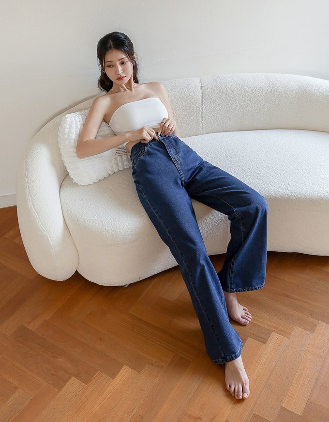 【Den!m LITE】Lightweight Soft Denim Straight Leg Pants