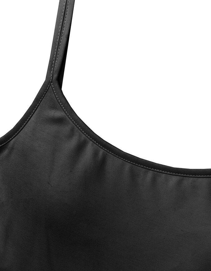 Airy Cool Adjustable Double Strap Cami Crop Top