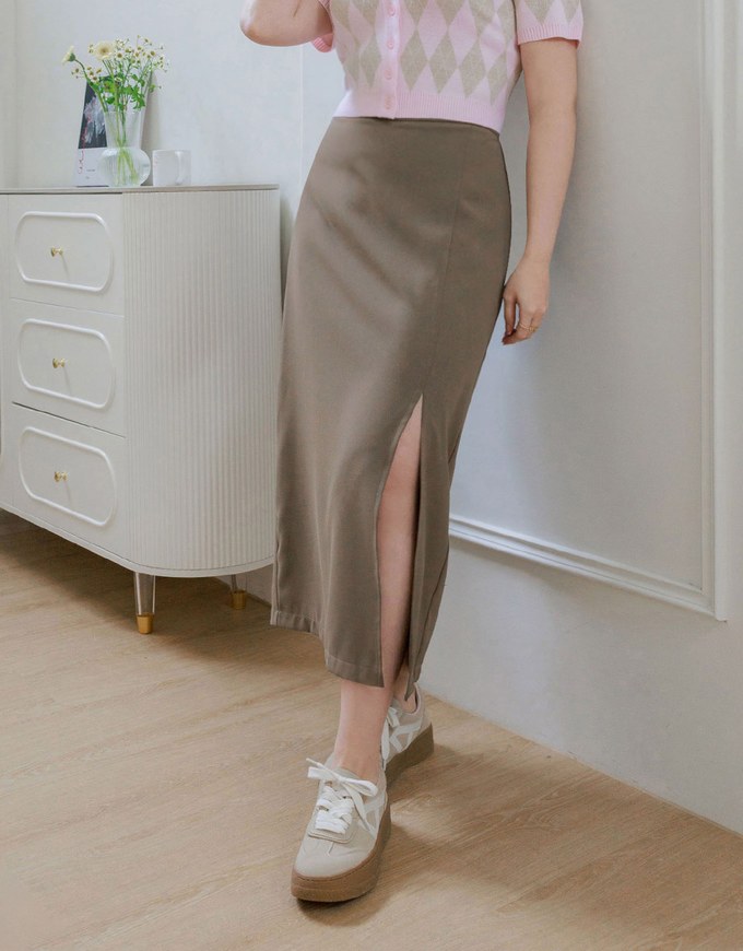 Perfect Body Curved Suit Long Skirt