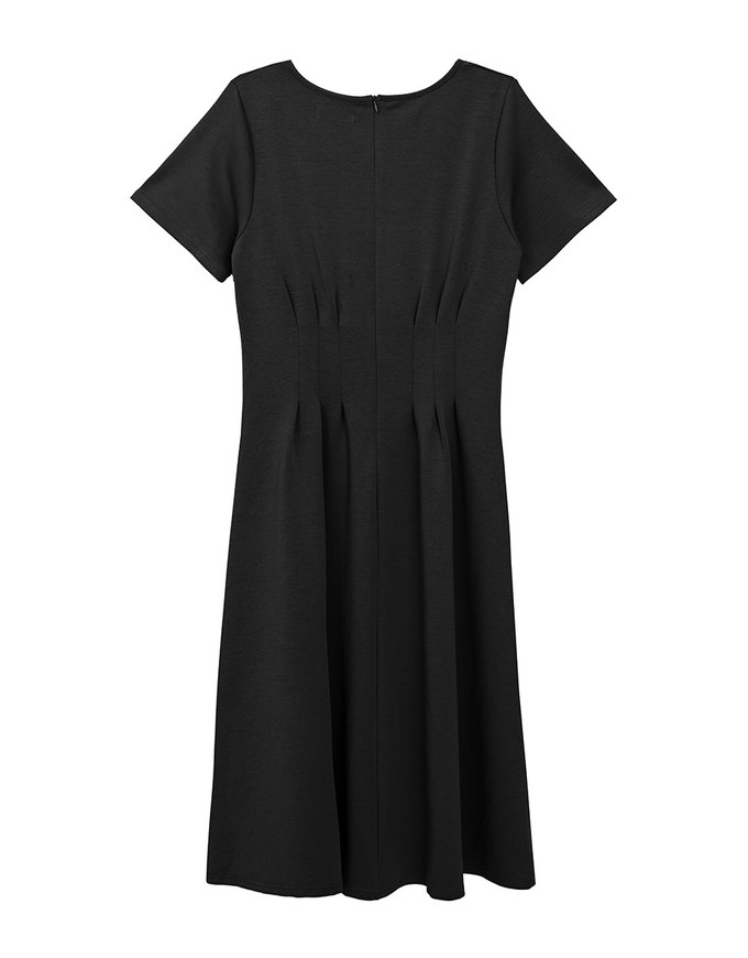 AIRY HOURGLASS Square Neck Ruched A Line Maxi Dress