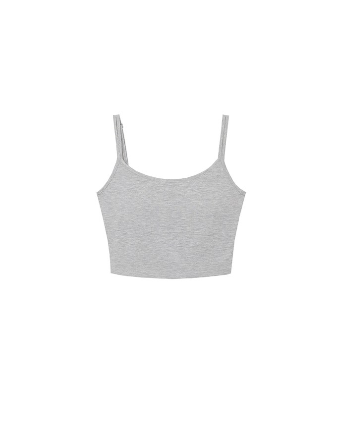 Airy Cool Adjustable Double Strap Cami Crop Top