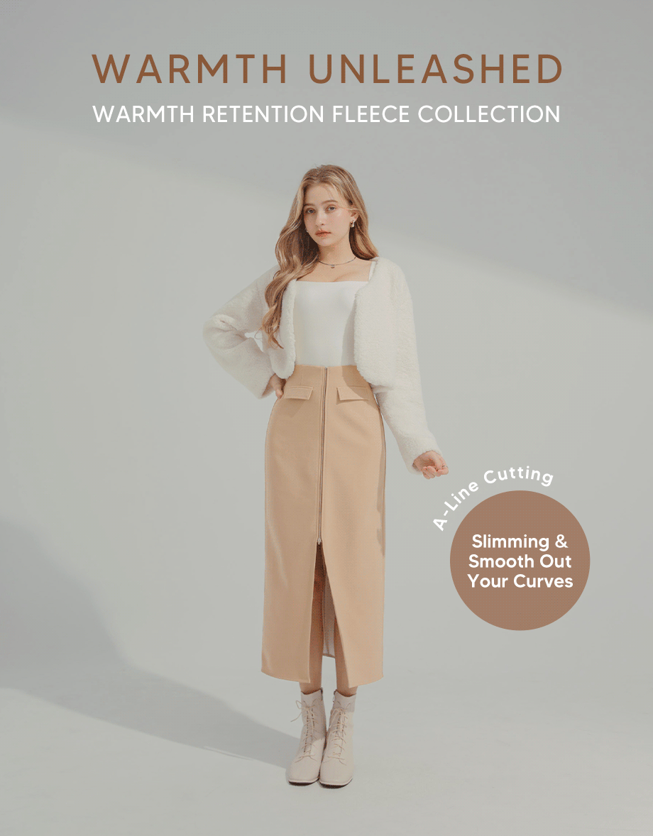 Warm Up Slit Maxi Skirt