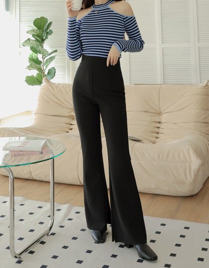 【Stark Minimalism 2.0】High-Waist Straight Leg Pants