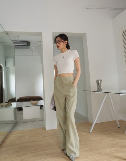 Chic Concealed Placket High Waisted Wide Pants Culottes