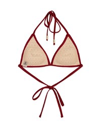 Plain Single Tie Strap Bikini Top (Thick Padded)