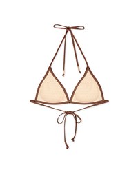 Plain Single Tie Strap Bikini Top (Thick Padded)