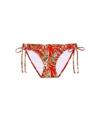 Printed Tie-Side Bikini Bottom