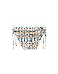 Printed Tie-Side Bikini Bottom