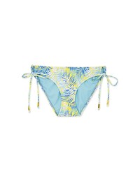 Printed Tie-Side Bikini Bottom