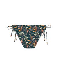 Printed Tie-Side Bikini Bottom