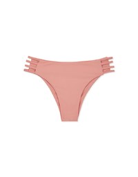 4-Strap High Leg Brazilian Bikini Bottom