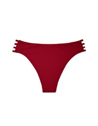 4-Strap High Leg Brazilian Bikini Bottom