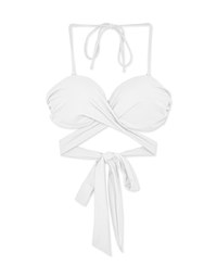 8Way Plain Twisted-Bandeau Bikini Top