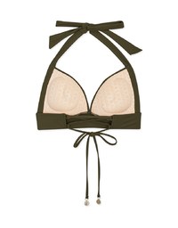 Ultra Coverage Widened Band Bikini Top (Thick Padded & Thick Straps)