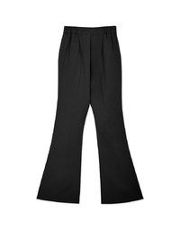 Sleek CEO Slimming Boot-Cut Slit Suit Pants