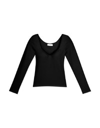 【Warm↑ Up】Minimal Simplicity V-Neck Warm Up Heated Crop Bra Top