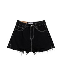 Iconic Seamline Ripped Shorts