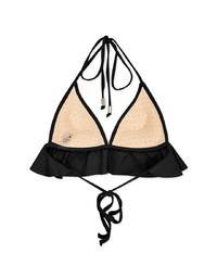 Romantic Peplum Single Tie Push Up Bikini Top (Thick Padded)