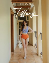 【TIFFANY】High Waist Side Gripper Bikini Bottom Trunck