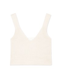 Refined Ribbed Tank Bra Top