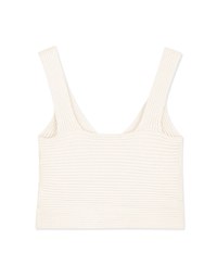 Refined Ribbed Tank Bra Top