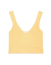 Refined Ribbed Tank Bra Top