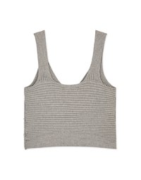 Refined Ribbed Tank Bra Top