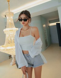 【Air Cool 2.0】 Zero Feel Comfortable Breast Side Scrunching Bra Top