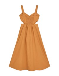 Sweetheart Neckline Side-Hollow Maxi Dress