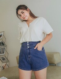 Breezy Cooling No Filter Shape-Up Slimming Denim Shorts