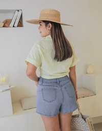 Breezy Cooling No Filter Shape-Up Slimming Denim Shorts