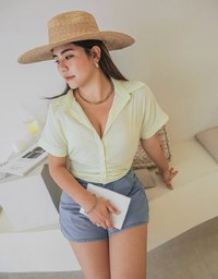 Breezy Cooling No Filter Shape-Up Slimming Denim Shorts