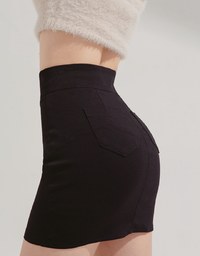 All-Purpose Elastic Slimming Short Skirt