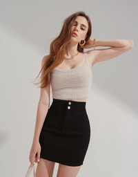 All-Purpose Elastic Slimming Short Skirt