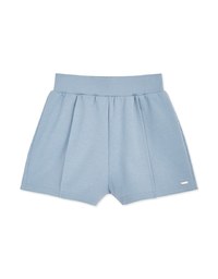 Pleated High Waist Slim Sports Shorts