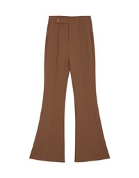 Tailorable Elastic High-Rise Flared Pants