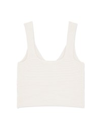 Refined Ribbed Tank Bra Top