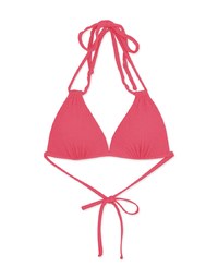 【MIKA Collaboration】 Wrinkled Woven Double Strap Bikini (Thick Cup Type)
