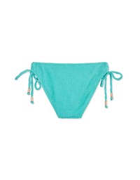 【MIKA Collaboration】 Wrinkled Woven Side Strap Bikini Bottom Trunck