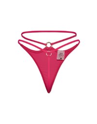 Single Ring Hollow Sexy Thong Bikini Bottom Trunck