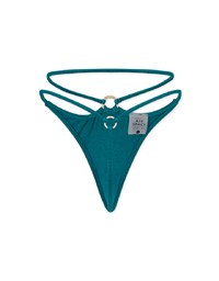 Single Ring Hollow Sexy Thong Bikini Bottom Trunck