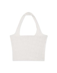 Knitted Beauty Back Vest (With Padding)