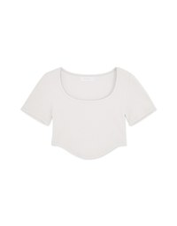 Round Neck Crop Top