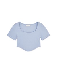 Round Neck Crop Top